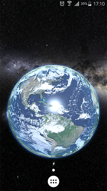 Beautiful Earth view from space